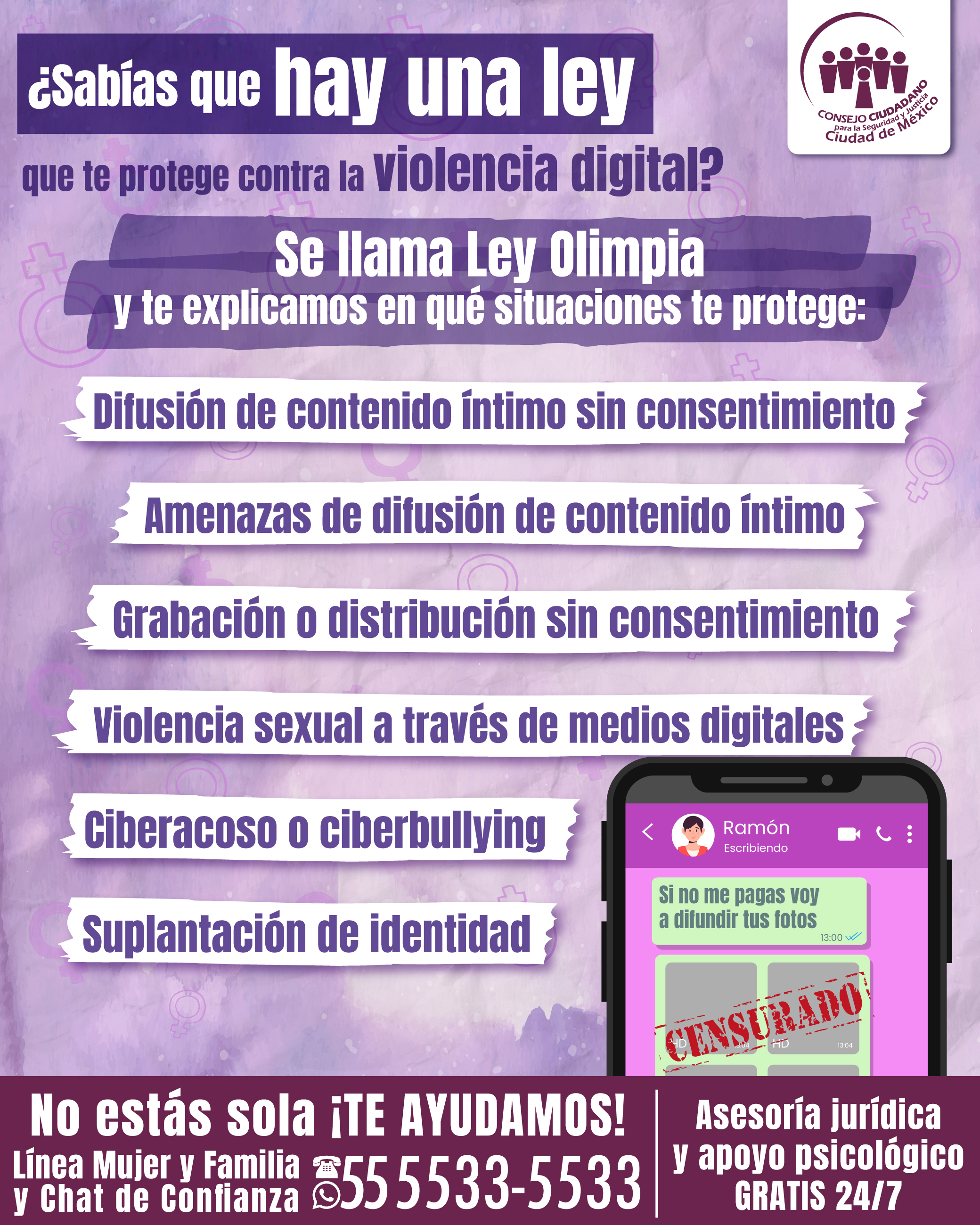 AUMENTA 50% ROBO DE DATOS PERSONALES A MUJERES